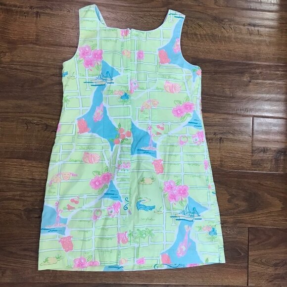 Lilly Pulitzer Palm Beach map Dress - Picture 4 of 4